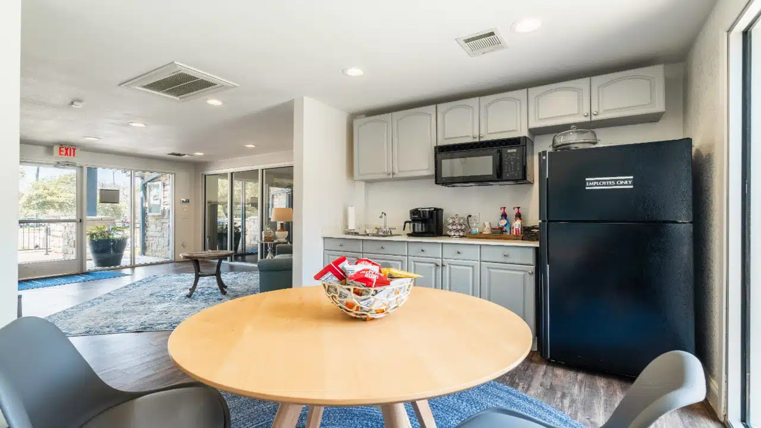 Community kitchen in resident clubhouse